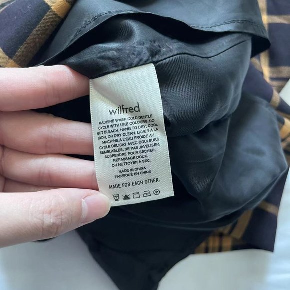 Wilfred Plaid Mini Dress - Picture 9 of 9